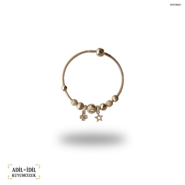 14 Ayar Charm Bileklik