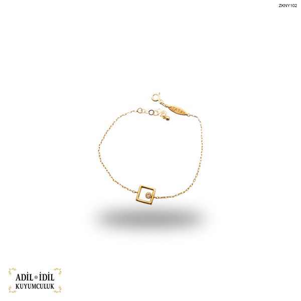 Taşlı Minimal Bileklik