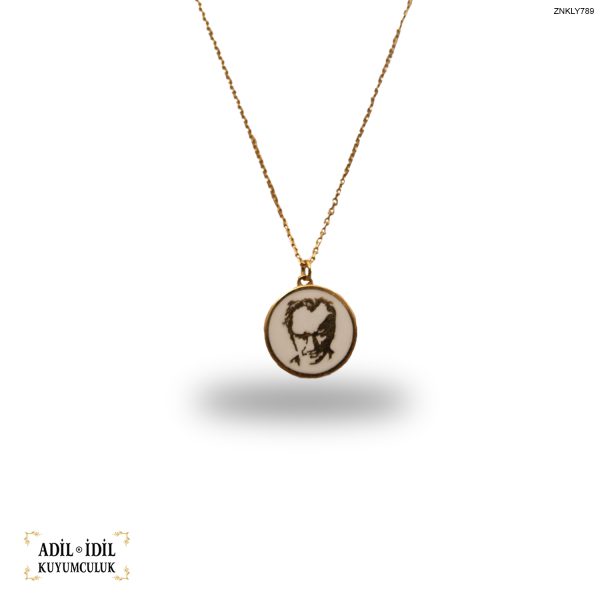 Çift Taraflı Atatürk Kolye