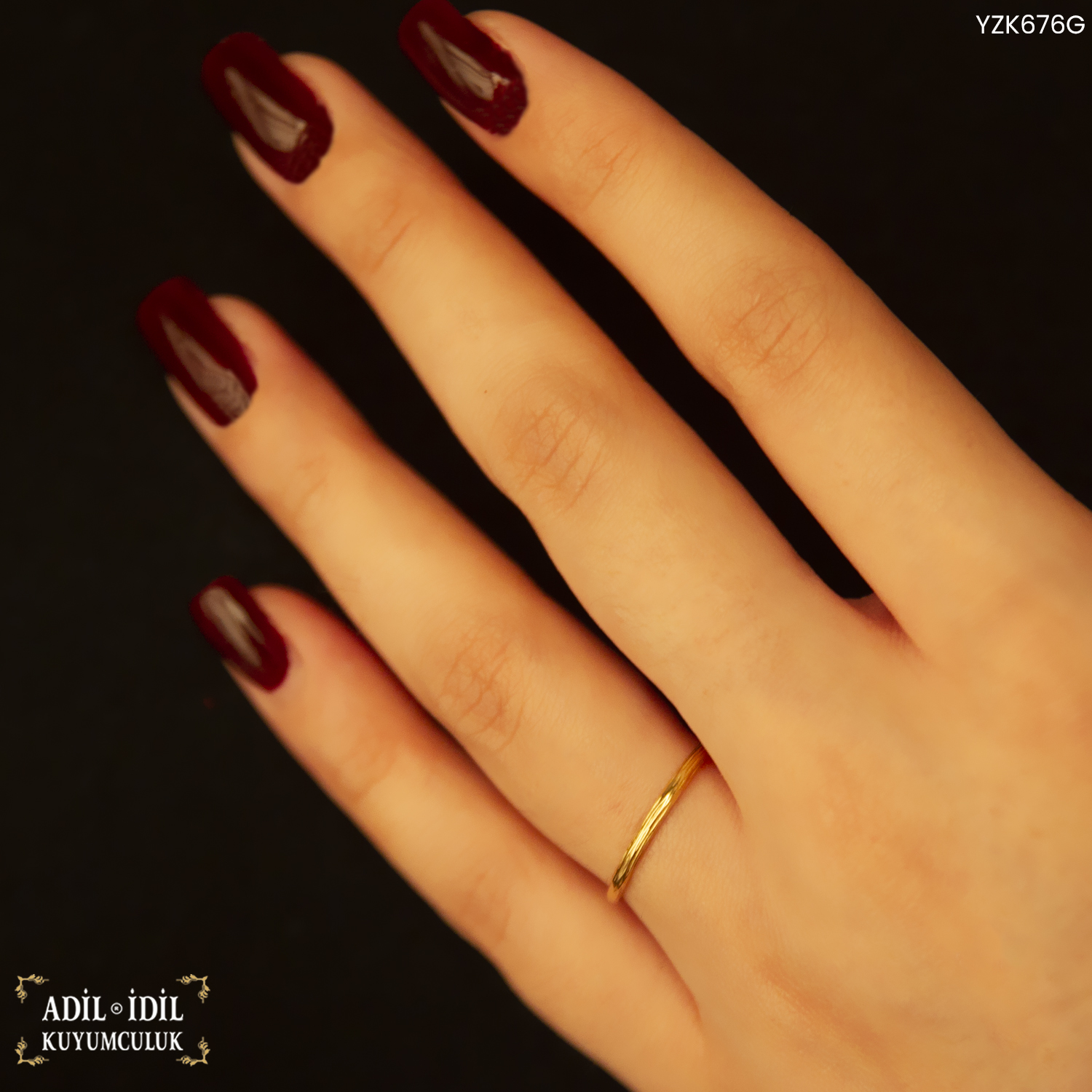 Dokulu Altın Yüzük