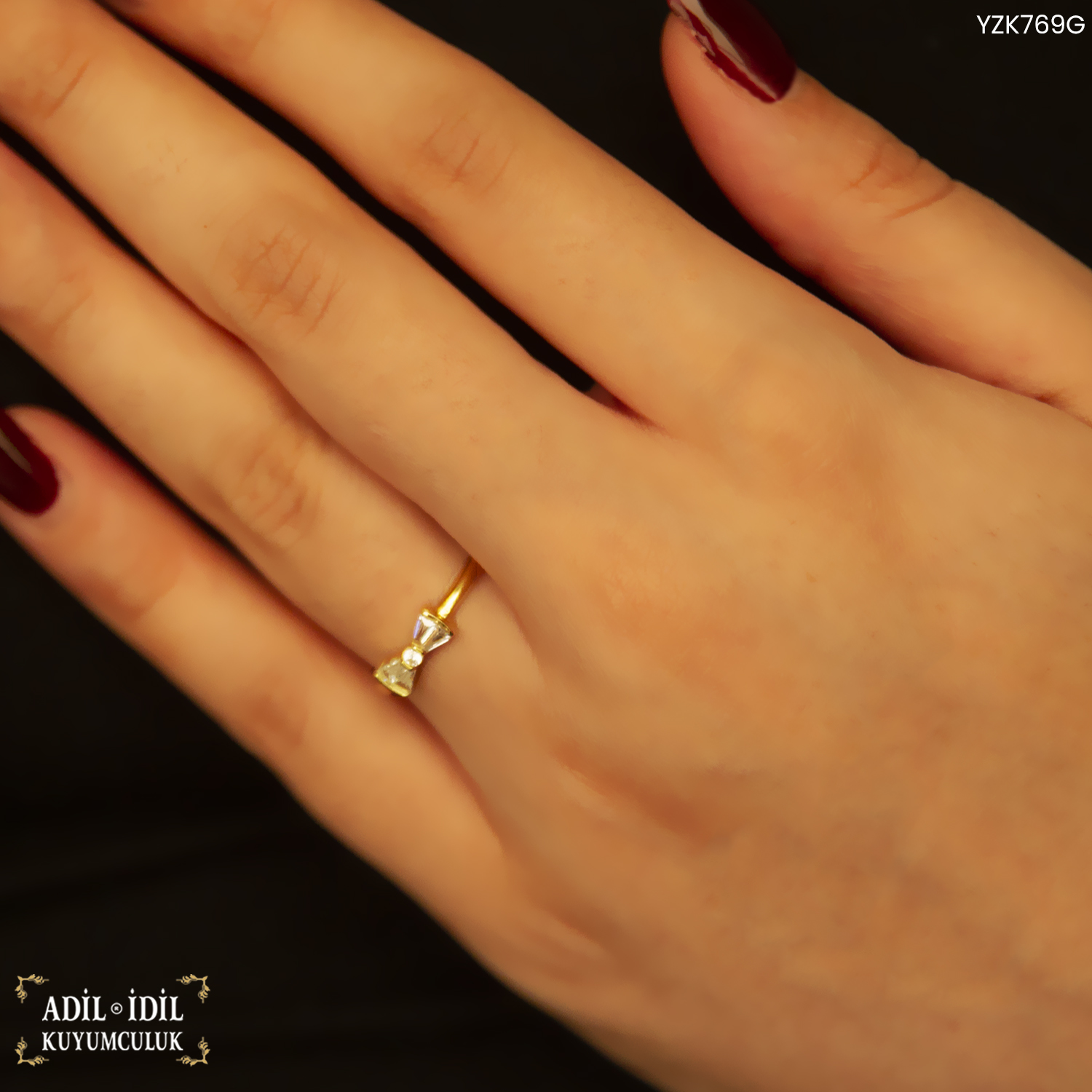 14 Ayar Fiyonk Altın Yüzük