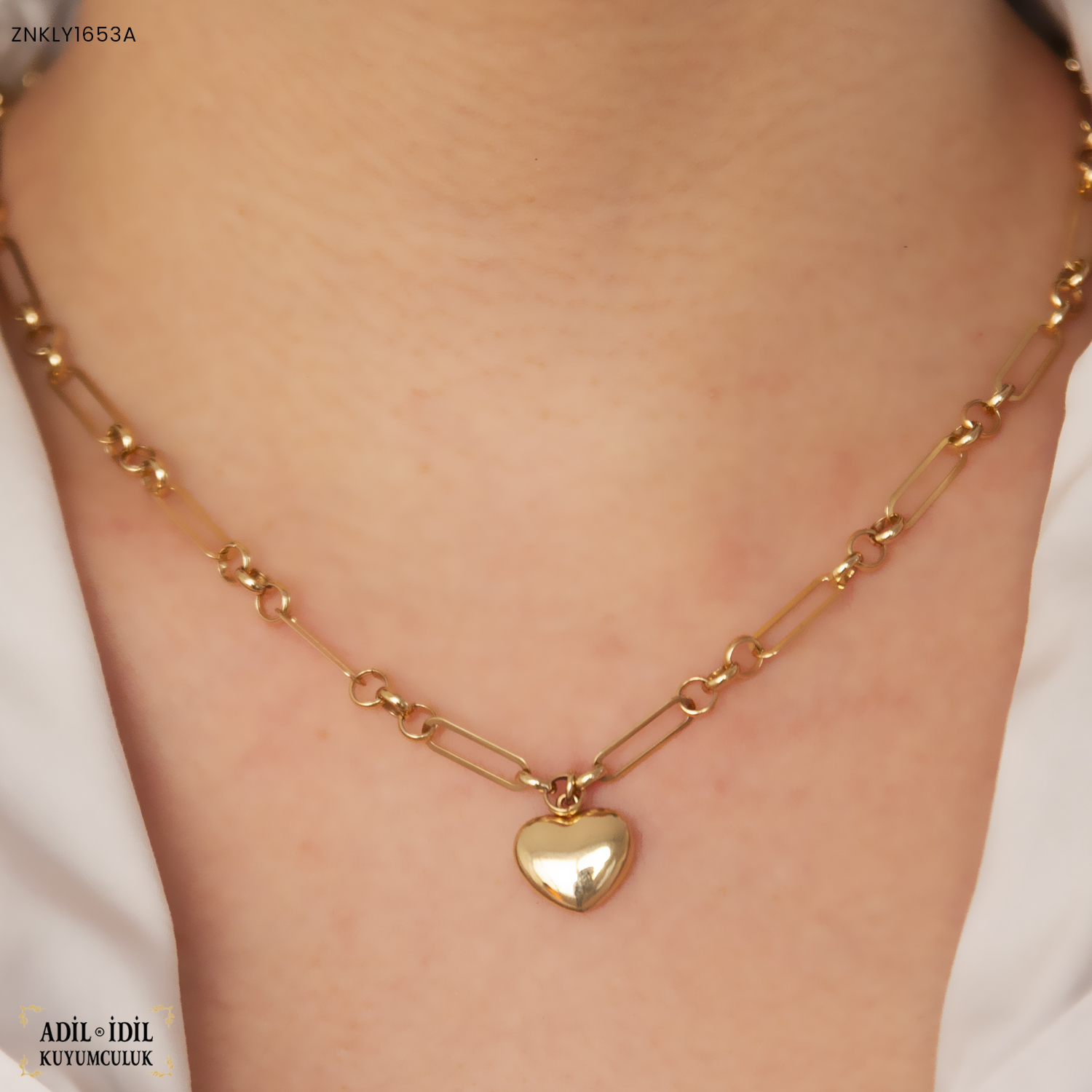 Ataç Tasarım Kalp Kolye