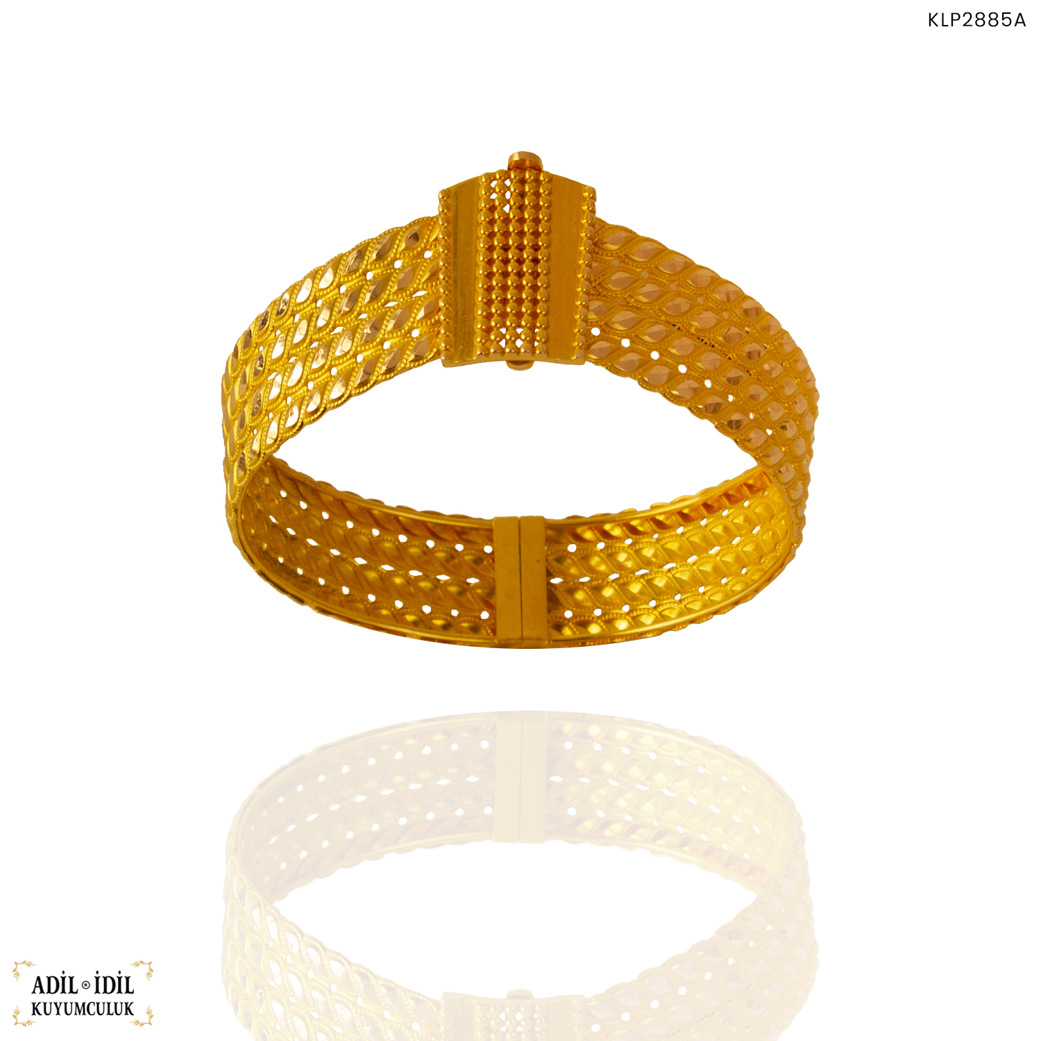 14 Ayar Altın Burma Dorika Kelepçe