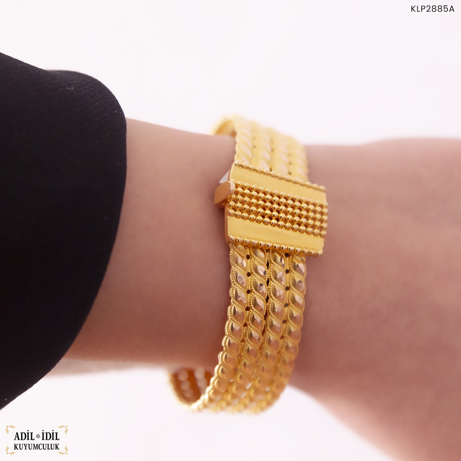 14 Ayar Altın Burma Dorika Kelepçe