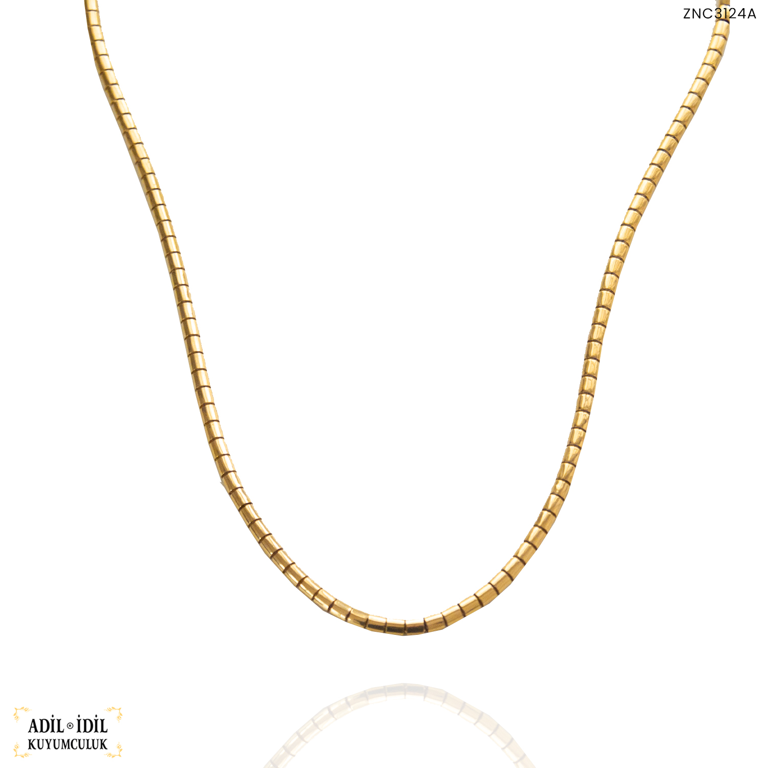 Kalın Bombeli Sade Zincir