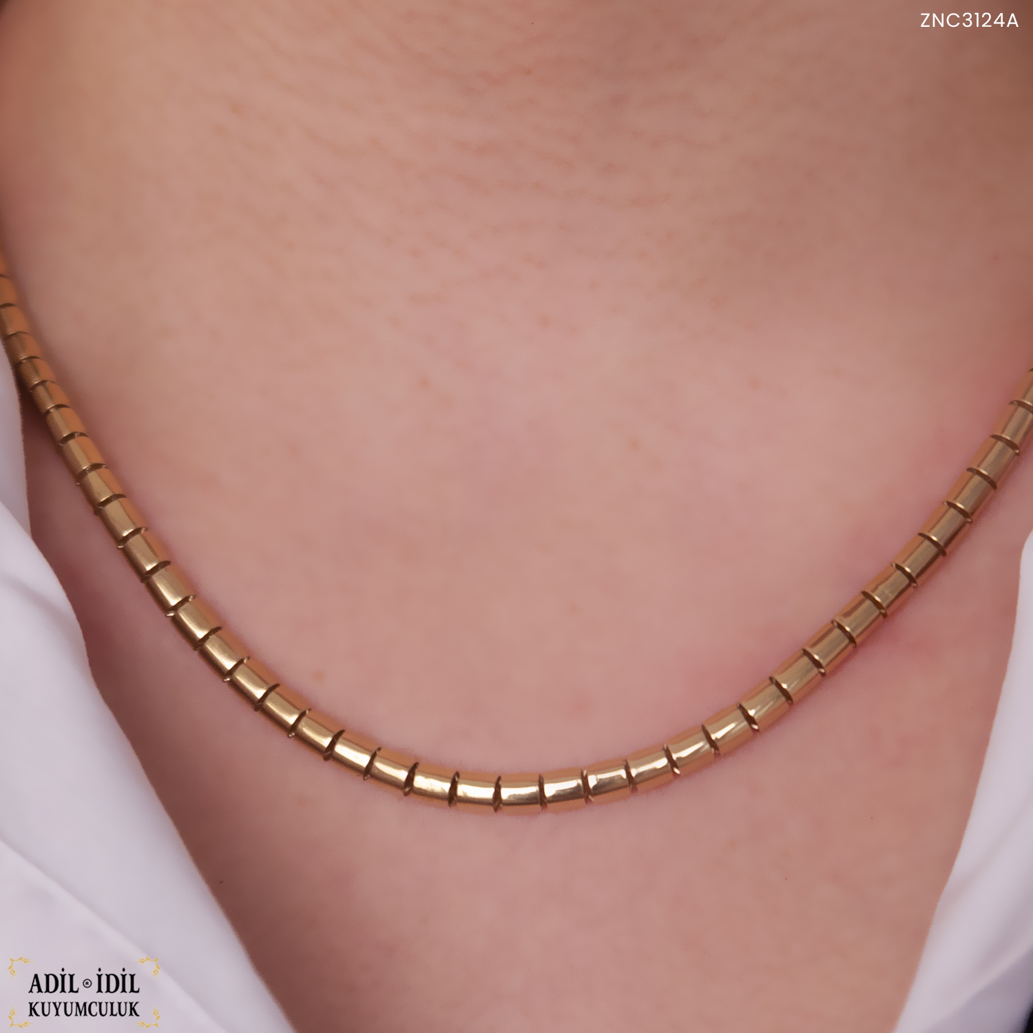 Kalın Bombeli Sade Zincir