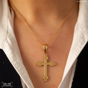 14 Ayar Altın Haç Kolye Ucu