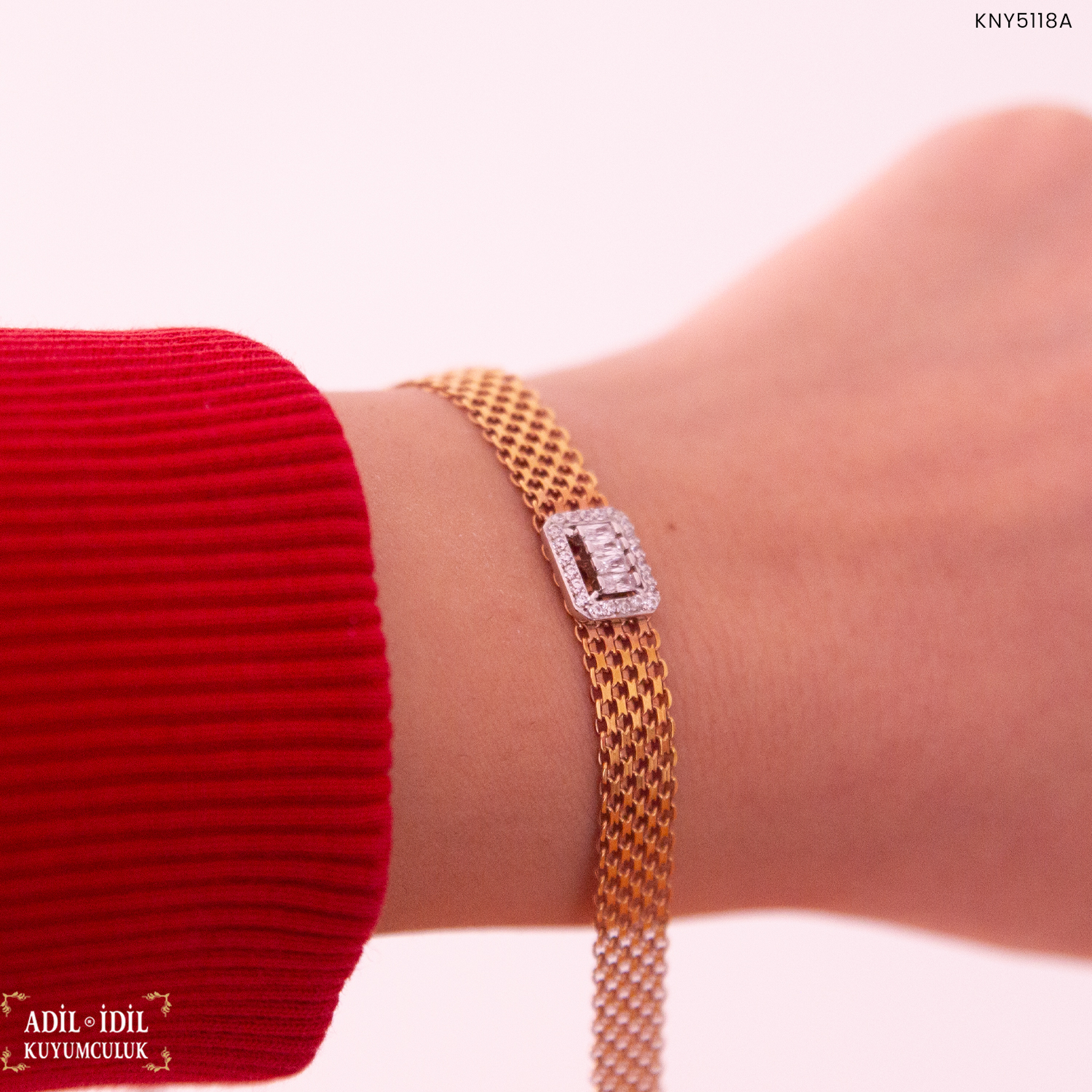 Örme Zincir Baget Bileklik