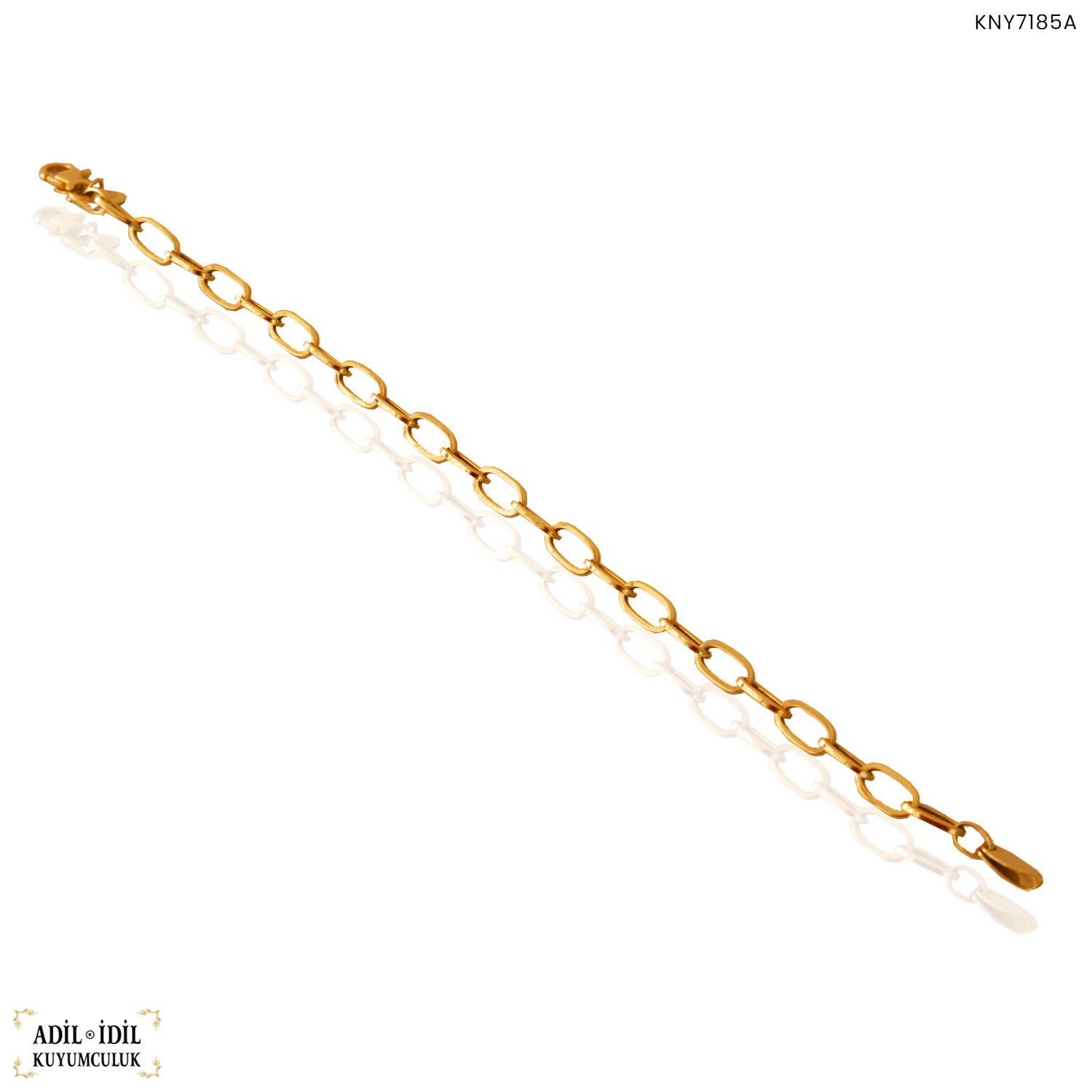 14 Ayar Altın Sarı Ataç Bileklik