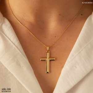 14 Ayar Altın Haç Kolye Ucu