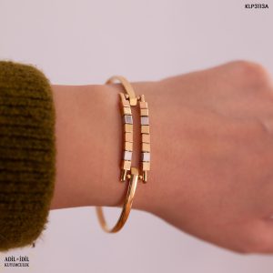 Üç Renk Küp Detaylı Kelepçe