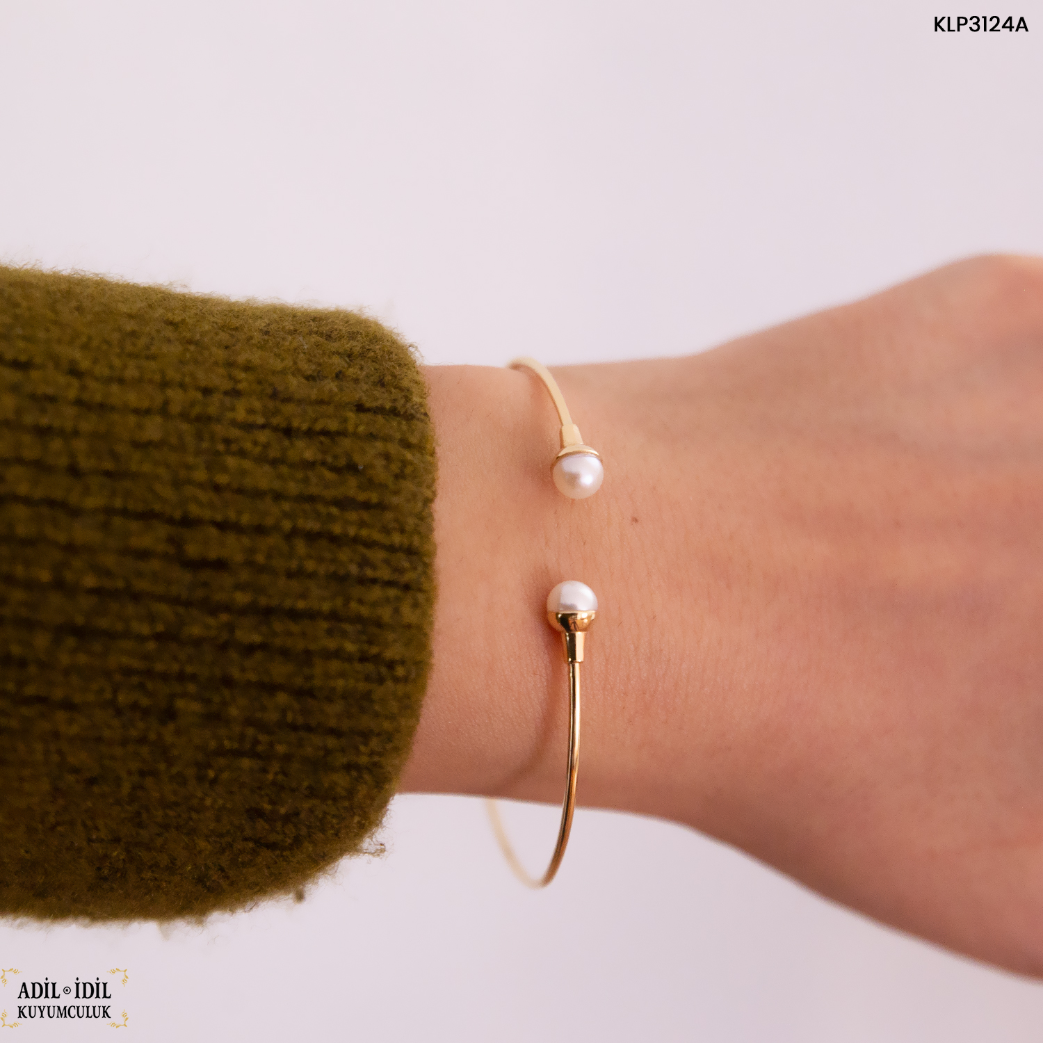 İnci Detaylı Kelepçe