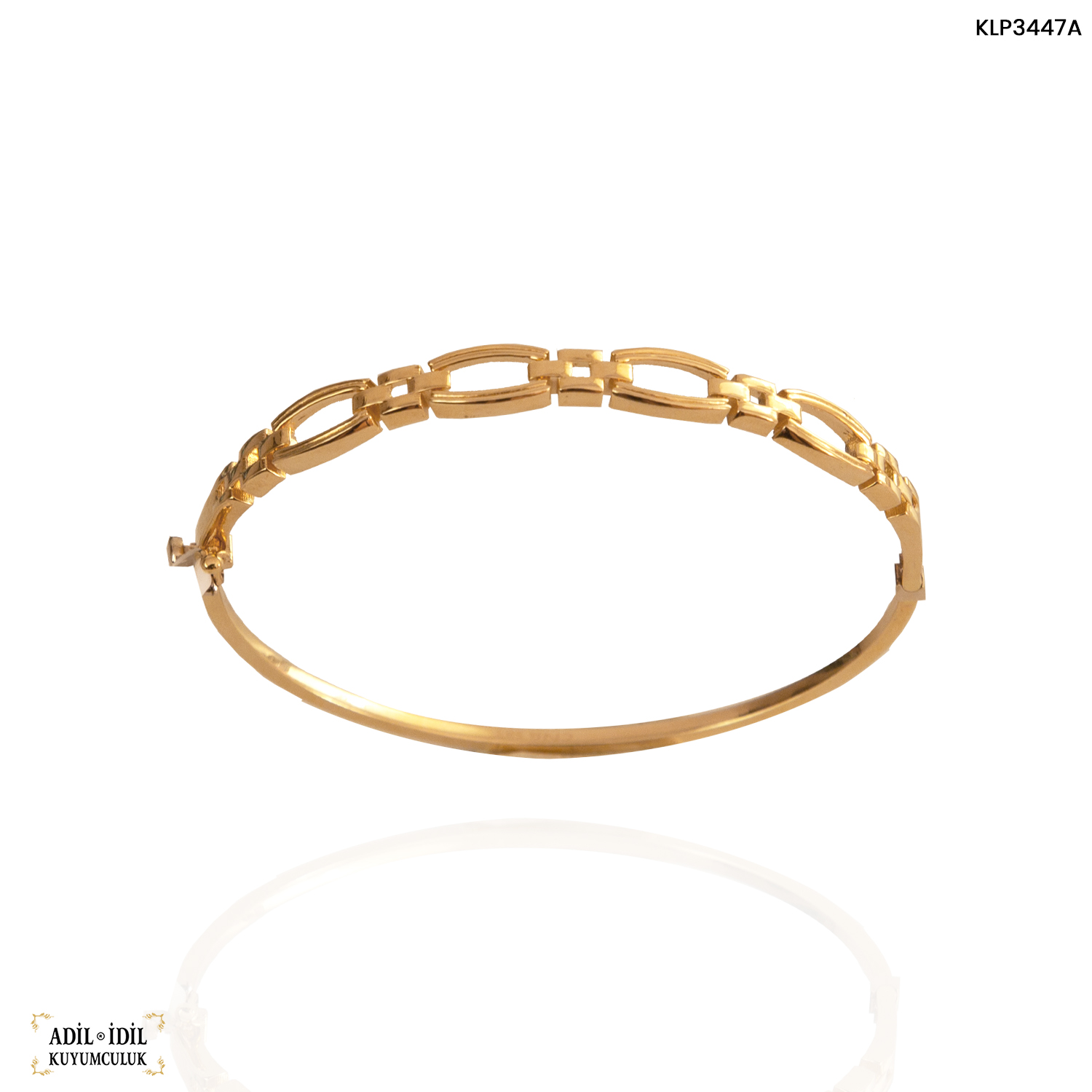 Oval Zincir Detaylı Kelepçe