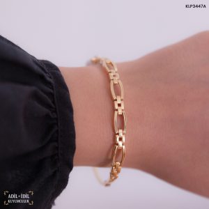 Oval Zincir Detaylı Kelepçe