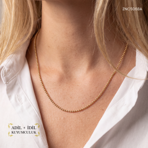 Tırnak Makası Top Zincir Kolye